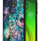 Moto G7 Power Moto G7 Supra Case Fashion Colourful Mandala Design Slim Fit Black