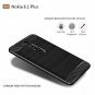Nokia 6.1 Plus Case TPU Shock Absorption Raised Bezels Protective Black New