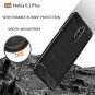 Nokia 6.1 Plus Case TPU Shock Absorption Raised Bezels Protective Black New