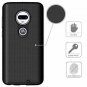 Moto G7 Case Moto G7 Plus Case with 9H Tempered Glass Screen Protector Black
