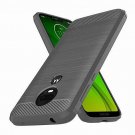 Moto G7 Power Case Moto G7 Supra Case Slim TPU Protective Rubber Bumper Gray