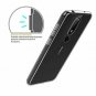 Nokia 6.1 Plus Soft TPU Crystal Anti Slip Transparent Back Cover Clear Slim