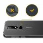 Nokia 6.1 Plus Soft TPU Crystal Anti Slip Transparent Back Cover Clear Slim