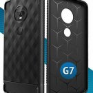 Motorola Moto G7 G7 Plus Protective Stylish Rubber Phone case All Black Matte