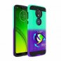 Moto G7 Power Moto G7 Supra Case with HD Screen Protector With Ring Mint Purple