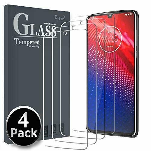 Moto Z4 Z4 Force 4 PACK Tempered Glass Screen Protector High Responsive New