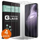 Moto Z4 Screen Protector 4-Pack Tempered Glass Case Friendly 9H Hardness New