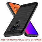 Moto G7 Case Moto G7 Plus Case Moto G 7th Generation Case Slim Soft TPU Black