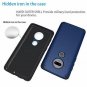 Moto G7 Case Moto G7 Plus Case with Tempered Glass Screen Protector Blue New
