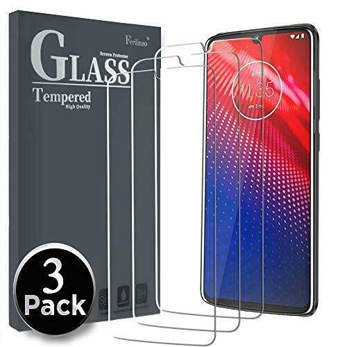 Moto Z4 Z4 Force 3 PACK Tempered Glass Screen Protector Anti-Fingerprint New