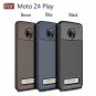 Moto Z4 Play Case TPU Shock Absorption Technology Raised Bezels Protective Black
