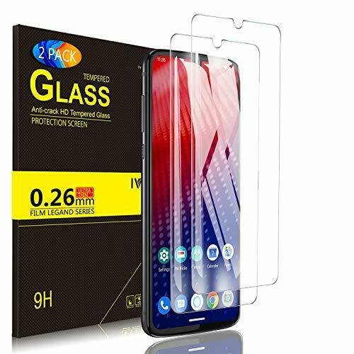 Moto z4 Screen Protector Bubble Free Tempered Glass 9H Hardness HD Clear 2 PCS