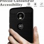 Moto Z4 Case Shockproof Protection Soft Glitter Silicone Slim Full Cover Black