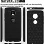Moto Z4 Case Shockproof Protection Soft Glitter Silicone Slim Full Cover Black