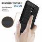 Nokia 3.1 Plus case Carbon Fiber Shock Resistant Anti-Fingerprint Black New