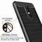 Nokia 3.1 Plus case Carbon Fiber Shock Resistant Anti-Fingerprint Black New