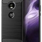 Moto Z4 Play Case Shock Absorption Slim TPU Bumper Cover Soft Flexible Black