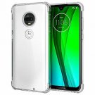 Moto G7 Case 2 Pack Soft Nature TPU Case with Camera Protection Crystal Clear