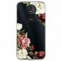 Moto G7 Case Moto G7 Plus Case with Flowers Slim Shockproof Clear Floral Pattern