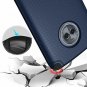 Moto X4 Case Cover Shock-Absorption Anti-Fingerprint Ultra Thin Navy Blue New