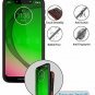 Moto G7 Power Moto G7 Supra Case with Tempered Glass Screen Protector TPU Red