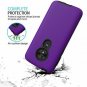 Moto G7 Moto G7 Plus Case Dual Layer Light Durable Shockproof Protective Violet