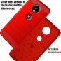 Moto Z4 Play Case Soft Slim Shockproof TPU Anti-Fingerprint Full Protective Red