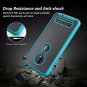 Moto Z4 Cases Shockproof Clear Ligthweigth Built-in Screen Protector Blue New