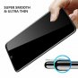 Moto Z4 Screen Protector Bubble Free Tempered Glass 9H Hardness HD Clear Black