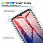 Moto Z4 Screen Protector Bubble Free Tempered Glass 9H Hardness HD Clear Black
