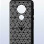 Moto G7 Case Moto G7 Plus Case with HD Screen Protector Frosted Shield Black