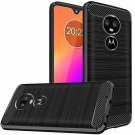 Moto G7 Case Moto G7 Plus Case Shock-Absorption Slim Fit Flexible TPU Case Black