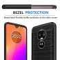 Moto G7 Case Moto G7 Plus Case Shock-Absorption Slim Fit Flexible TPU Case Black