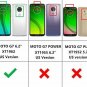Moto G7 Case Moto G7 Plus Case Shock-Absorption Slim Fit Flexible TPU Case Black