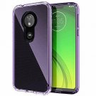 Moto G7 Power G7 Power Case Clear Scratch Resistant TPU Rubber Soft Skin Purple