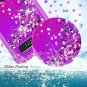 Moto Z4 Case Liquid Floating Quicksand Bling Sparkle Shockproof Pink Purple
