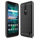 Nokia 3.1 Plus Case US Version TPU Shock Absorption Raised Bezel Black New