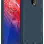 Moto Z4 Case Durable Light Shockproof Cover Protective Phone Case Dark Blue