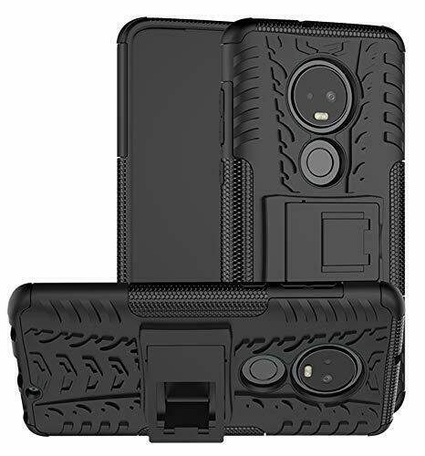 Moto G7 G7 Plus Case Dual Layer Shockproof Wallet Slim Protective Black New