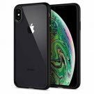 For iPhone Xs MAX Flexible Ultra Hybrid Shockproof Lightweight Matte Case Black