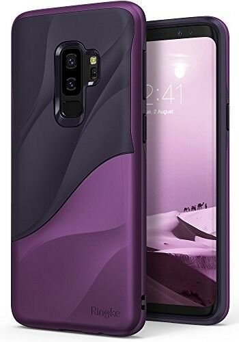 For Galaxy S9 Plus Dual Layer Heavy Duty Shock Absorbent Metallic Purple Case