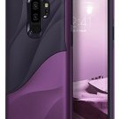 For Galaxy S9 Plus Dual Layer Heavy Duty Shock Absorbent Metallic Purple Case