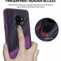 For Galaxy S9 Plus Dual Layer Heavy Duty Shock Absorbent Metallic Purple Case
