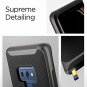 For Galaxy Note 9 Hybrid Herringbone Flexible Inner Protection Gunmetal Case