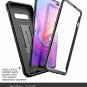 For Samsung Galaxy S10 Plus Full-Body Dual Layer Rugged Black Case