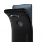 For Sony Xperia XZ2 Compact Flexible Rugged Armor Slim Carbon Fiber Black Case