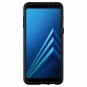 For Galaxy A8 Liquid Air Armor Durable Flex Easy Grip Design Matte Black Case