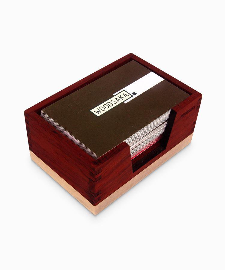 Padouk Card Holder - WOODSAKA