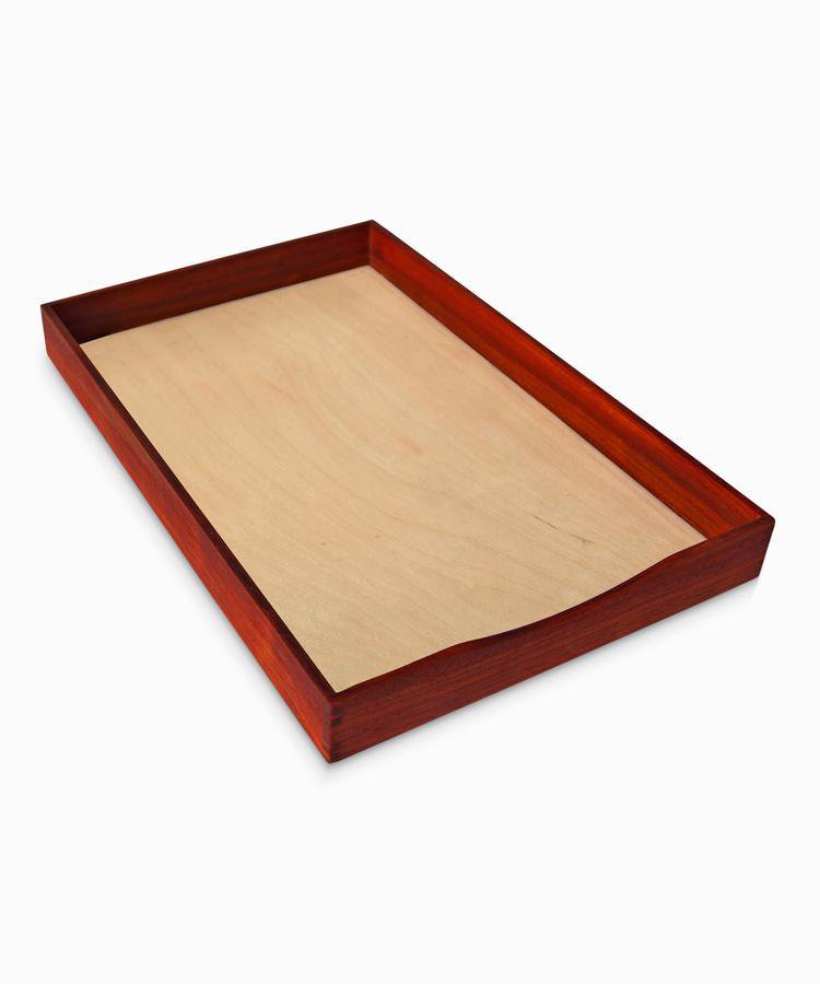 Padouk Paper Tray - WOODSAKA