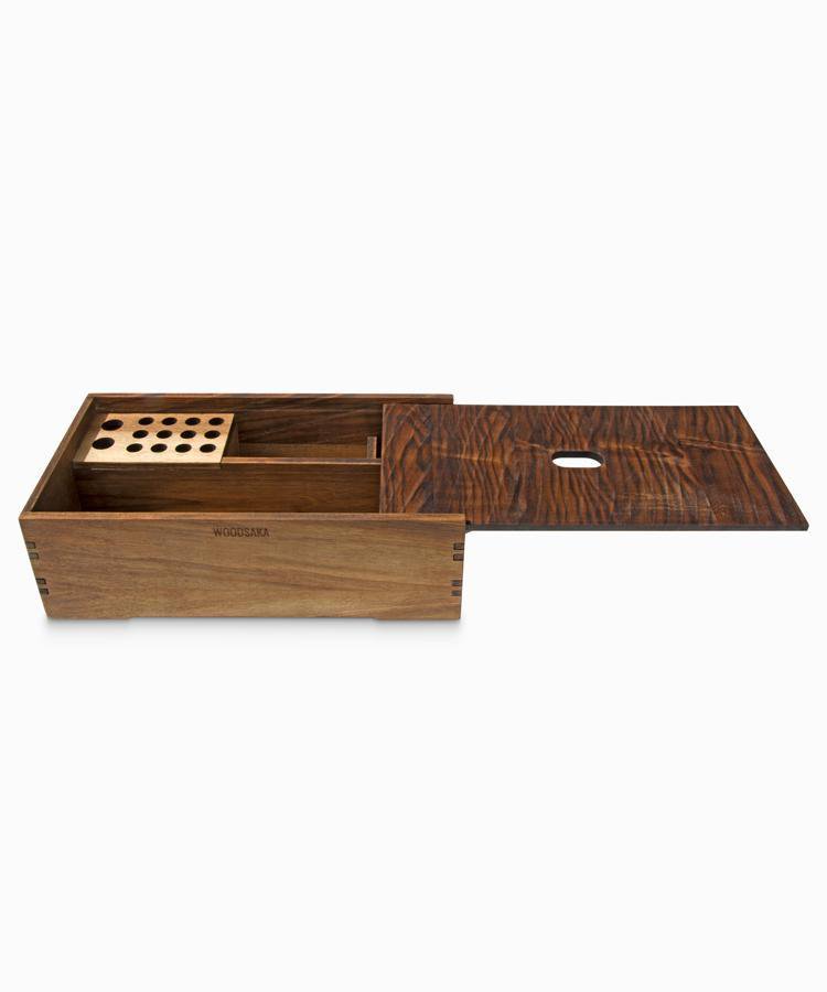 Reka - Covered Desk Organiser - WOODSAKA